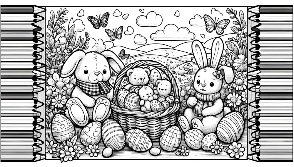 Free Colouring for Easter
