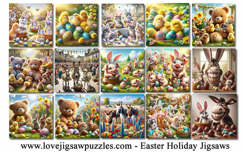 Easter Holidays Online Jigsaw Puzzles