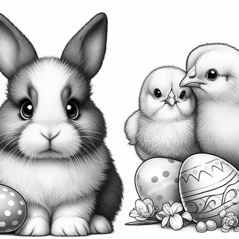 Coloring Book - Easter themed picture 13