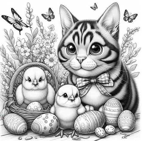 Coloring Book - Easter themed picture 18