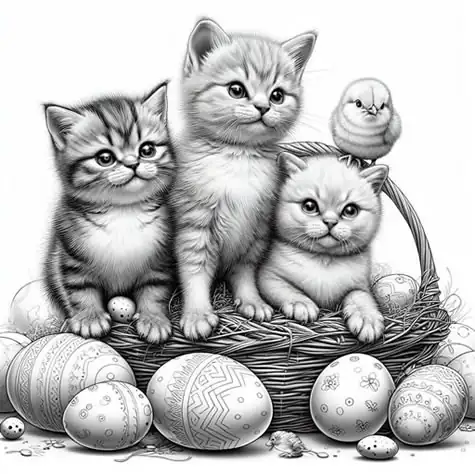 Coloring Book - Easter themed picture 21
