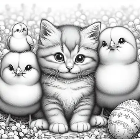 Coloring Book - Easter themed picture 24