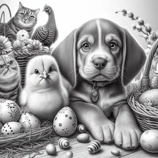 Coloring Book - Easter themed picture 29