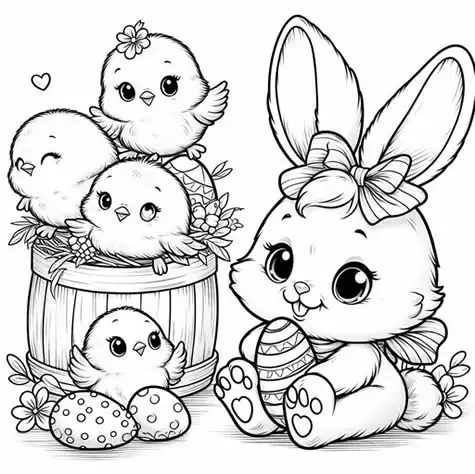 Coloring Book - Easter themed picture 5