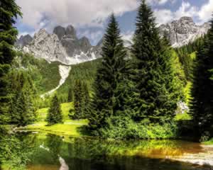 Almsee Lake and Mountains, Austria - jigsaw puzzle