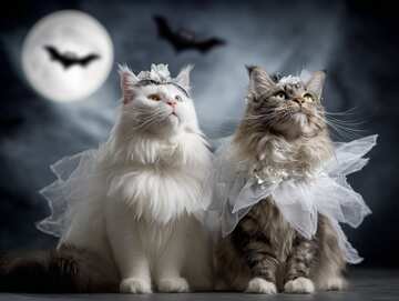 Halloween Cat picture 13 - Cats in Fancy Dress at Halloween