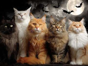 Halloween cats picture 22 - More Cats than Bats